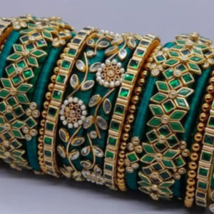 Bridal Set - Green 18 Bangles Set